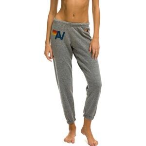 BRAND NEW!! ❤️🧡💛💚🩵💙💜
Aviator Nation Grey Logo Sweatpants 
Size Small